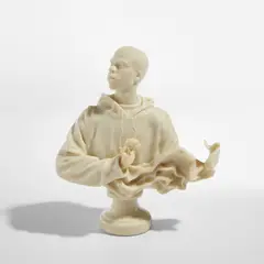Louis XVI, the Sun King by Kehinde Wiley, 2007, Cast marble dust and resin multiple, sold Apr 2023