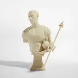 Kehinde Wiley, St. Francis of Adelaide, 2007, Cast marble dust and resin multiple