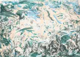 Cecily Brown, Who Killed Cock Robin?, 2014, Offset lithograph in colors, on Rives BFK paper, the full sheet