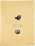 Jaume Plensa, Suite Voleurs I, 1993, Photo-engraving and etching with lead type and collage, on handmade El Molí de Gelida paper and tissue paper, the full sheets