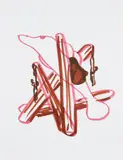 Jeff Koons, Dolphin Saddle, 2009, Lithograph in colors, on wove paper, the full sheet