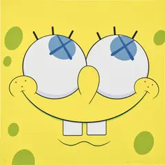 Untitled (KAWSBOB for the Aldrich) by Kaws, 2011, Screenprint in colors, on Rives BFK paper, the full sheet, sold Apr 2023