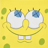 Kaws, Untitled (KAWSBOB for the Aldrich), 2011, Screenprint in colors, on Rives BFK paper, the full sheet