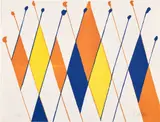 Un Drôle de poisson (A Funny Fish) by Alexander Calder, 1965, Lithograph in colors, on Rives BFK paper, the full sheet, sold Jun 2023