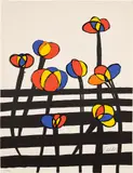 Alexander Calder, Untitled, from Calder, Magie Éolienne (Calder, Aeolian Magic), 1972, Lithograph in colors, on Arches paper, the full sheet