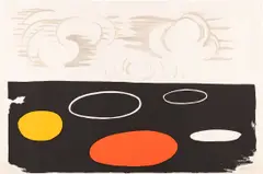 Alexander Calder, Flat World, 1970, Lithograph in colors, on Rives BFK paper, with full margins