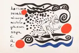 Lo Oscuro Invade (The Dark Invades) by Alexander Calder and Carlos Franqui, 1970, Lithograph in colors, on Arches paper, with full margins, offered Jun 2023