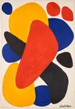 Boomerang by Alexander Calder, 1974, Lithograph in colors, on Arches paper, the full sheet, sold Jun 2023