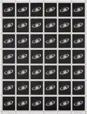 Vija Celmins, Saturn Stamps (R. 28), 1995, Offset lithograph, on wove paper, the full sheet