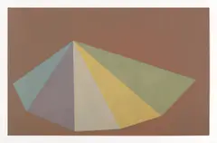 Pyramids: plate #2 (K. 1987.03) by Sol LeWitt, 1987, Etching and aquatint in colors, on Somerset paper, with full margins, sold Jun 2023
