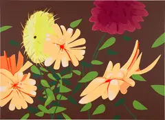 Late Summer Flowers by Alex Katz, 2013, Screenprint in colors, on Rising Museum Board, the full sheet, sold Jun 2023