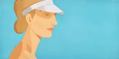 White Visor (S. 381) by Alex Katz, 2003, Aquatint in colors, on Somerset Velvet paper, the full sheet, sold Jun 2023