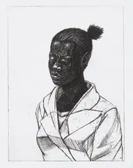Kerry James Marshall, Untitled (Woman), 2010, Etching and aquatint, on Somerset paper, with full margins