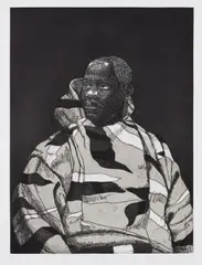 Kerry James Marshall, Untitled (Handsome Young Man), 2010, Etching and aquatint, on wove paper, with full margins