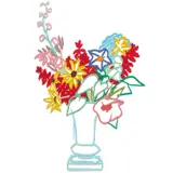 Tom Wesselmann, Country Bouquet (W.P.I. E35), 1989, Enamel in colors, on cut out steel relief