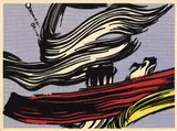 Roy Lichtenstein, Brushstrokes (C. 45), 1967, Screenprint in colors, on off-white wove paper, with full margins