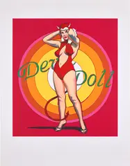 Devil Doll (H. p. 56) by Mel Ramos, 1997, Lithograph in colors, on wove paper, with full margins, sold Jun 2023