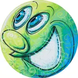 Kenny Scharf, Blimy, 2022, Screenprint in colors, on a circular sheet of Mohawk Superfine paper, the full sheet