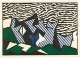 Roy Lichtenstein, Morton A. Mort, from Expressionist Woodcut Series (G. 886, C. 178)