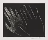 Bruce Nauman, Untitled (Hands), 1990-91, Etching and aquatint, on wove paper, with full margins