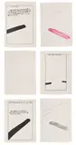 Thinking of You by Raymond Pettibon, 1998, Drawing in watercolors, bound (as issued), offered Jun 2023