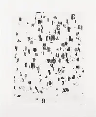 Glenn Ligon, Draft, 2010, Etching, aquatint and drypoint, on Hahnemühle paper, with full margins
