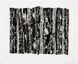Chakaia Booker, Untitled, 2011, Woodcut, on various wove papers Chine collé to Somerset paper, with full margins