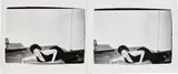 Andy Warhol, Liza Minnelli at Halston's House, from Photographs, 1980, Two gelatin silver prints, stitched together
