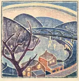 Blanche Lazzell, The Monongahela (C. bl. 16)