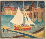 Blanche Lazzell, Sail Boat (C. bl. 79)