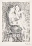 Pablo Picasso, Deux nus assis (Two Seated Nudes) (Bl. 133, Ba. 200)