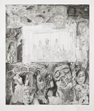 Pablo Picasso, Ecce Homo, d'apres Rembrandt (Christ Presented to the People, After Rembrandt), plate 10 from 156 series (Bl. 1865, Ba. 1870)