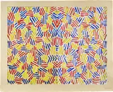 Jasper Johns, Corpse and Mirror (U.L.A.E. 169), 1976, Screenprint in colors, on Nishinouchi Kizuki Kozo paper watermarked Corpse and Mirror, with full margins