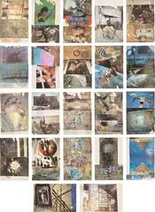 Tribute 21 by Robert Rauschenberg, 1994, The complete set of 22 lithographs in colors, on Arches Infinity paper, the full sheets, all contained in the original w, offered Oct 2023