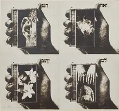 Wallace Berman, Untitled, 1966, Verifax collage, on wove paper mounted to illustration board (as issued)