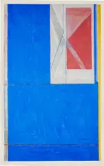 Blue by Richard Diebenkorn, 1984, Woodcut in colors, on Mitsumata paper, with full margins, sold Oct 2023
