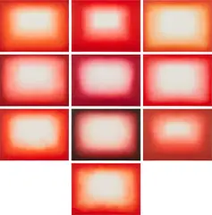Anish Kapoor, Red Shadow, 2016, The complete set of 10 etchings in colors, on Hahnemühle paper, the full sheets