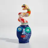 Head with Snake by Niki de Saint Phalle, circa 1985, Plaster multiple with acrylic in colors, sold Oct 2023
