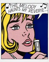 Reverie, from 11 Pop Artists, Volume II (C. 38) by Roy Lichtenstein, 1965, Screenprint in colors, on smooth wove paper, with full margins, sold Oct 2023