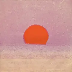 Andy Warhol, Sunset (see F. & S. 85-88), 1972, Unique screenprint in colors, on smooth wove paper, the full sheet
