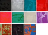 Flash - November 22, 1963 (F. & S. 32-42) by Andy Warhol, 1968, The complete set of 11 screenprints in colors, on wove paper, with cover page on cloth mounted to cardboard, colophon an, sold Oct 2023