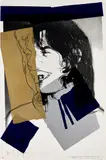 Mick Jagger (F. & S. 142) by Andy Warhol, 1975, Screenprint in colors, on Arches Aquarelle paper, the full sheet, sold Oct 2023