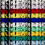 Portraits of the Artists, from Ten from Leo Castelli (F. & S. 17) by Andy Warhol, 1967, One hundred screenprints in black, on acrylic boxes in 10 colors, encased in a custom acrylic box and stand, sold Oct 2023