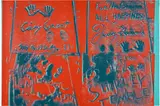 Sidewalk, from Eight by Eight to Celebrate the Temporary Contemporary (F. & S. 304) by Andy Warhol, 1983, Unique screenprint in colors, on Dutch Etching paper, the full sheet, sold Oct 2023