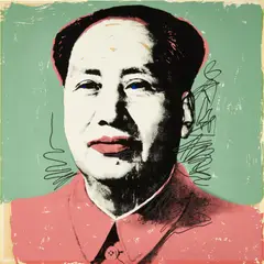 Mao (F. & S. 95) by Andy Warhol, 1972, Screenprint in colors, on Beckett High White paper, the full sheet, sold Oct 2023