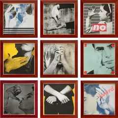 Barbara Kruger, Untitled (We Will No Longer Be Seen and Not Heard), 1985, The complete set of nine photo-lithograph and screenprints in colors, on Arches 88 paper, the full sheets