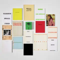 Selection of 16 Artist Books (E. B1-8, B10-13, B15-17, M25) by Ed Ruscha, 1963-1972, 16 artists' books, four with the original glassine dust jackets, one with the original slipcase, sold Oct 2023