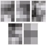Christopher Wool, Untitled, 2003, The complete set of five digital inkjet prints, on wove paper, with full margins