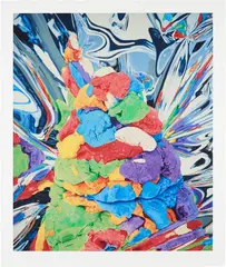 Jeff Koons, Play-Doh, 2015, Pigment print, on wove paper, with full margins
