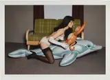 Jeff Koons, Girl with Dolphin and Monkey, 2014, Archival pigmented inkjet print, on Hot-Pressed natural paper, with full margins